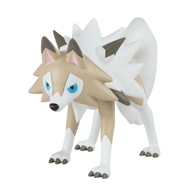 Lycanroc Midday Form Figura De Ação com 5cm Pokémon Nintendo Tomy